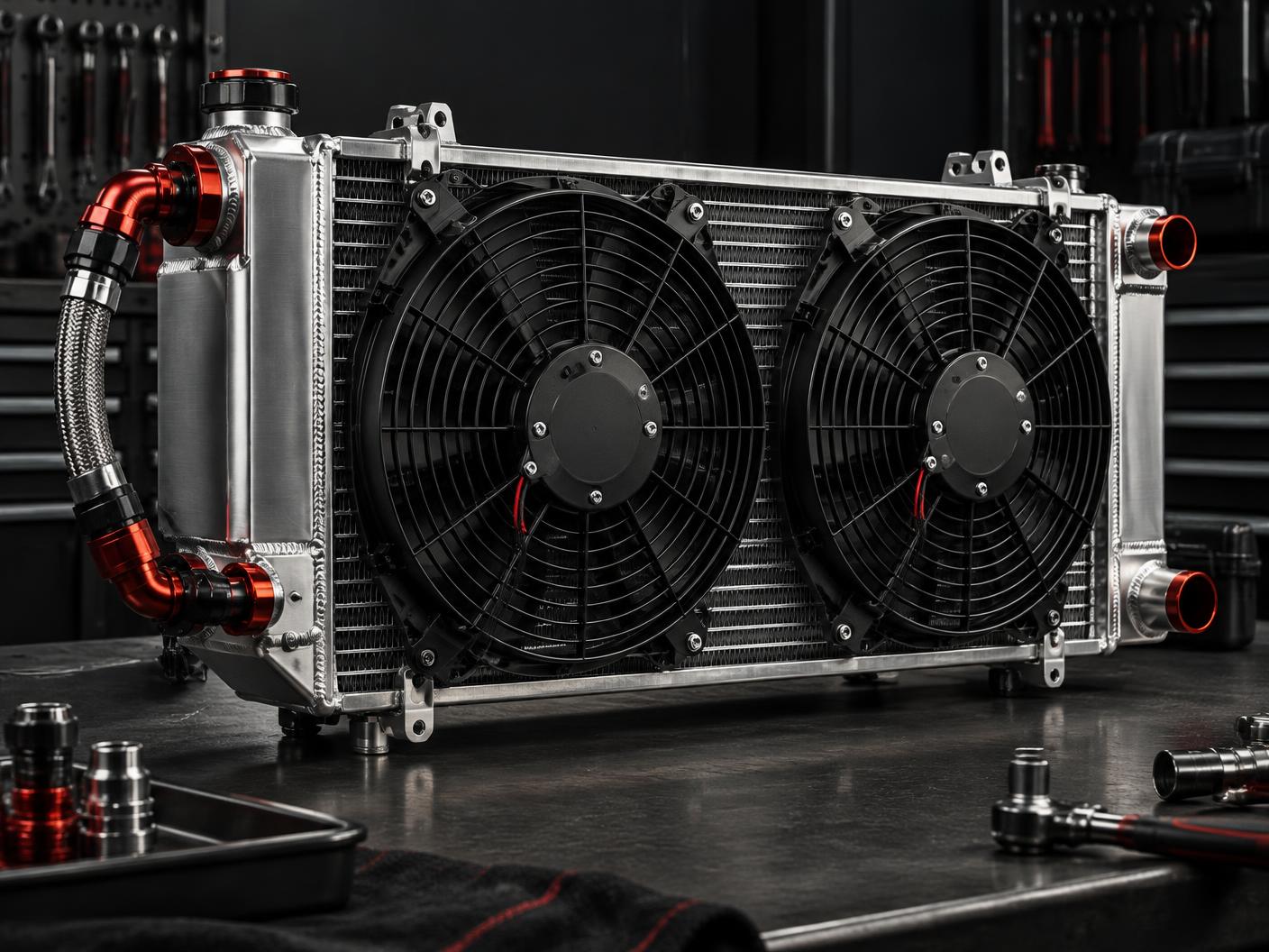 Illustrative High-Performance Cooling Radiators